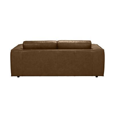 Cabal  2 Seater Full Leather Sofa - Tan