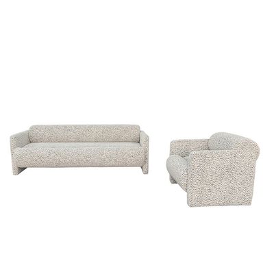 Alucard 3 Seater Fabric Sofa - Off White