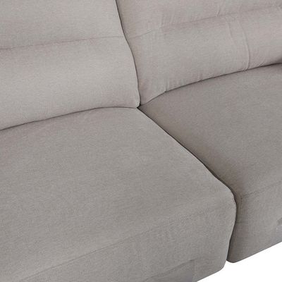 Lazuli 3 Seater Fabric Power Motion Recliner - Light Grey