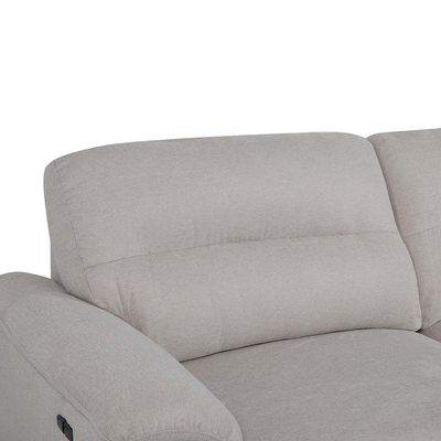 Lazuli 3 Seater Fabric Power Motion Recliner - Light Grey