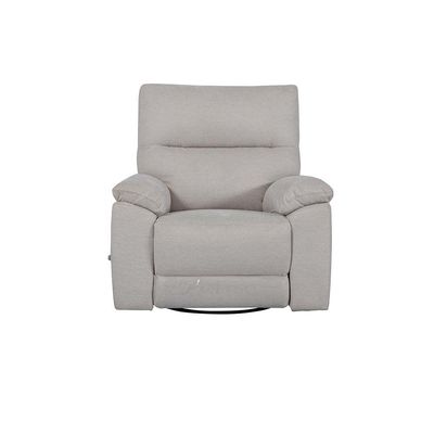 Lazuli 1 Seater Swivel Recliner - Light Grey