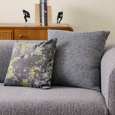 Everest 3-Seater Fabric Sofa - Grey - With 2-Year Warranty