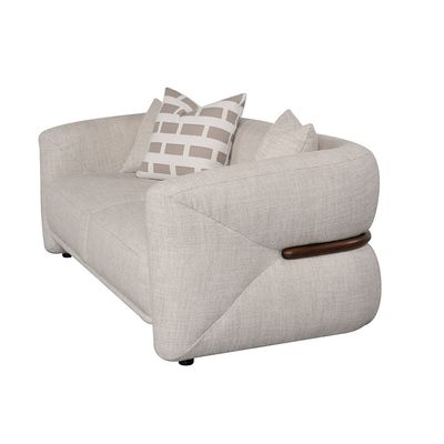 Velarion 3+2+2 Fabric Sofa Set - Light Grey