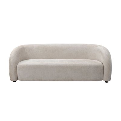 Quintin 3 Seater Fabric Sofa - Beige