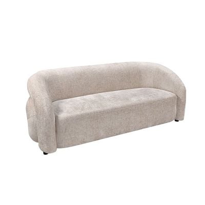 Quintin 3 Seater Fabric Sofa - Beige