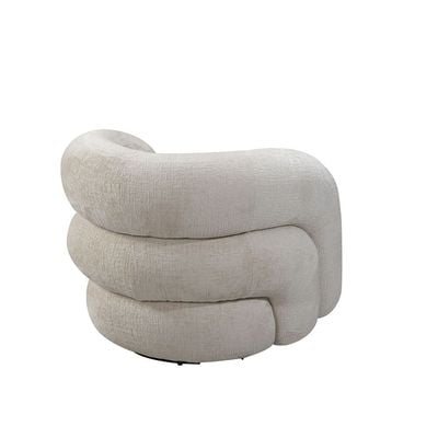 Quintin 1 Seater Fabric Sofa - Beige