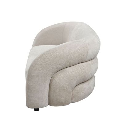 Quintin 1 Seater Fabric Sofa - Beige