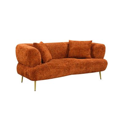 Feraz 3 + 2 Fabric Sofa Set - Orange