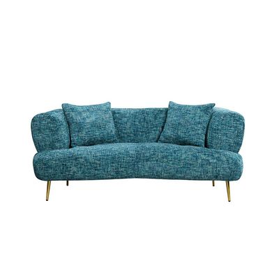 Feraz 3 + 2 Fabric Sofa Set - Aquamarine Blue