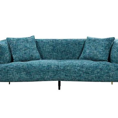 Feraz 3 + 2 Fabric Sofa Set - Aquamarine Blue