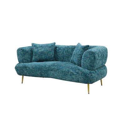 Feraz 3 + 2 Fabric Sofa Set - Aquamarine Blue