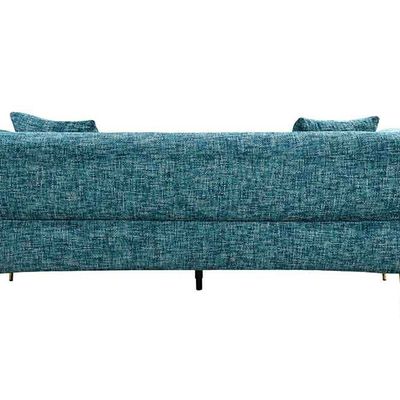 Feraz 5-Seater Fabric Sofa Set - Aquamarine Blue - With 2-Year Warranty