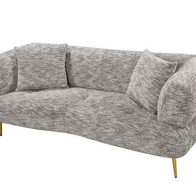 Feraz 3 + 2 Fabric Sofa Set - Light Grey