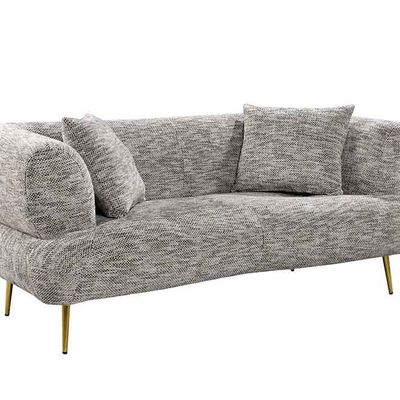 Feraz 3 + 2 Fabric Sofa Set - Light Grey