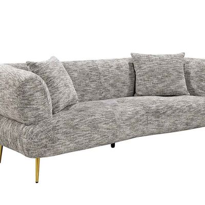 Feraz 3 + 2 Fabric Sofa Set - Light Grey