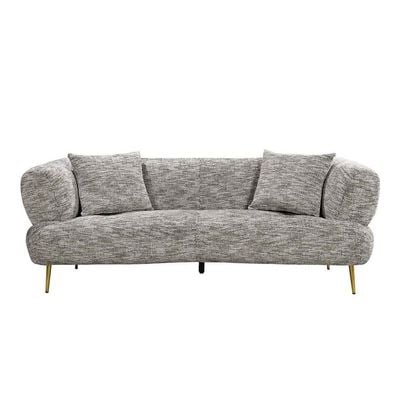 Feraz 5-Seater Fabric Sofa Set - Light Grey - With 2-Year Warranty