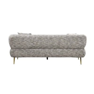 Feraz 5-Seater Fabric Sofa Set - Light Grey - With 2-Year Warranty