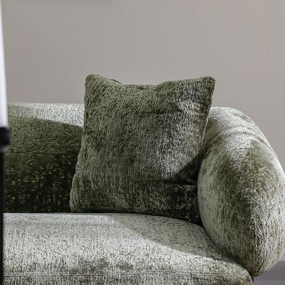 Trinity Fabric 3 Seater Sofa - Green