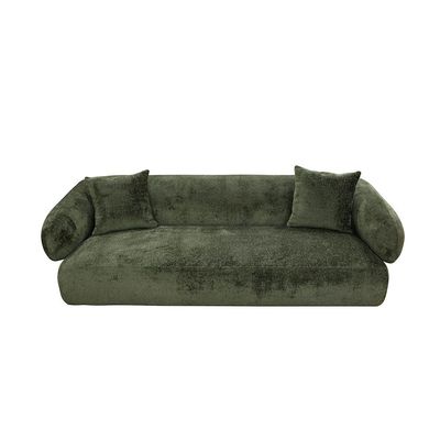 Trinity Fabric 3 Seater Sofa - Green