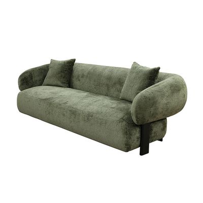 Trinity Fabric 3 Seater Sofa - Green