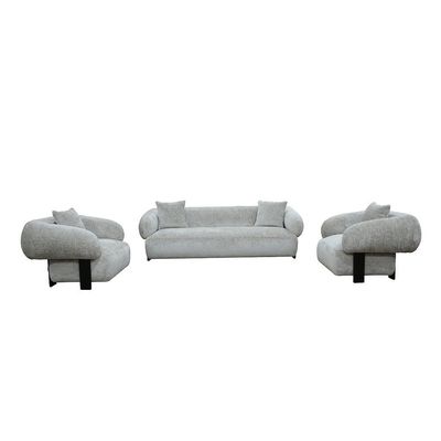 Trinity Fabric 3 Seater Sofa - Beige