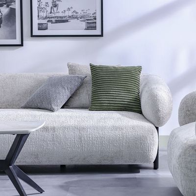 Trinity Fabric 3 Seater Sofa - Beige Trinity Fabric 3 Seater Sofa - Beige