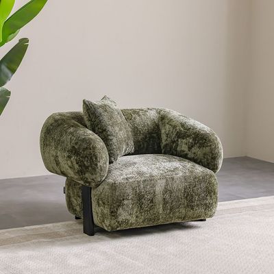Trinity Fabric 1 Seater Sofa - Green Trinity Fabric 1 Seater Sofa - Green