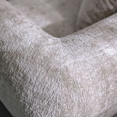 Trinity Fabric 1 Seater Sofa - Beige