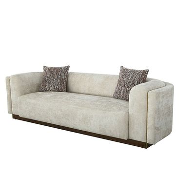 Lizeth Fabric 3 Seater Sofa - Beige