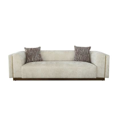 Lizeth Fabric 3 Seater Sofa - Beige