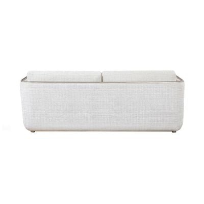 Niferu 3 Seater Fabric Sofa - Beige / Brown