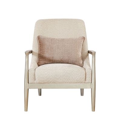 Arwanda 1 Seater Fabric Sofa - Beige / Brown