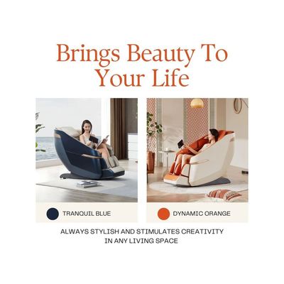 Rotai Triple-Core Massage Chair A36 - Orange - With 10-Year Warranty