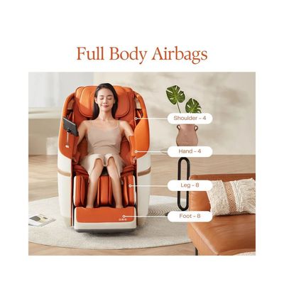 Rotai Triple-Core Massage Chair A36 - Orange - With 10-Year Warranty