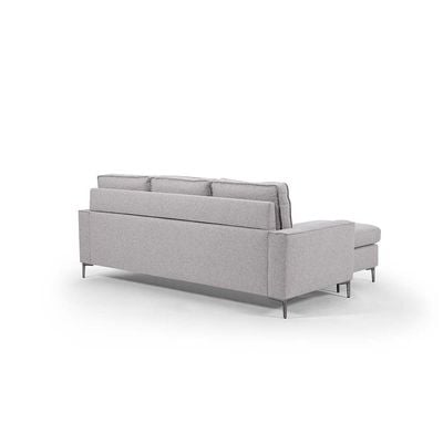 Soderman Reversible  Corner Fabric  Sofa - Light Grey