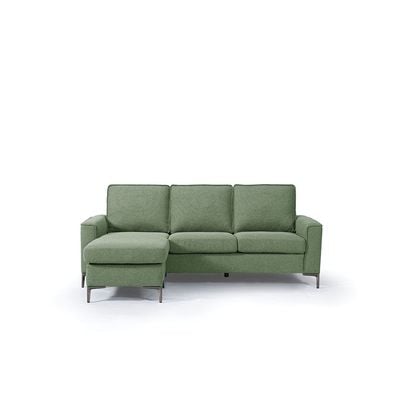 Soderman Reversible  Corner Fabric  Sofa - Light Green