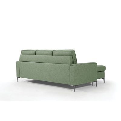 Soderman Reversible  Corner Fabric  Sofa - Light Green