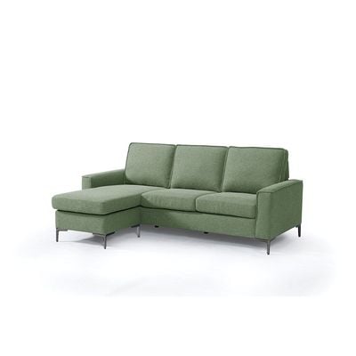 Soderman Reversible  Corner Fabric  Sofa - Light Green