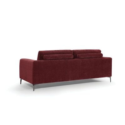 Darcia 5-Seater Fabric Sofa Set - Burgundy - With 2-Year Warranty