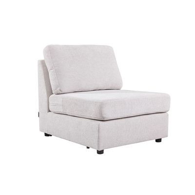 Odum 1-Seater Armless Sofa - Grey/White - With 2-Year Warranty