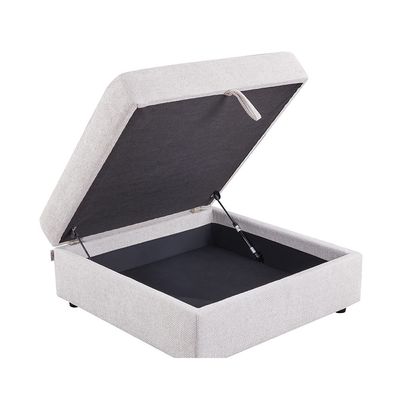 Odum  Ottoman w/ Storage -  Grey / White