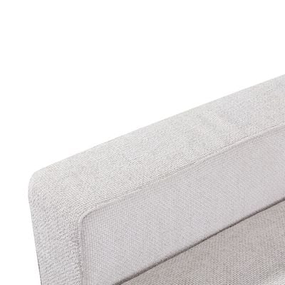 Odum 2-Seater Left Arm Fabric Modular Sofa - Greyish White - With 2-Year Warranty