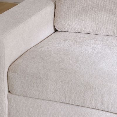 Odum 2-Seater Right Arm Fabric Modular Sofa - Greyish White - With 2-Year Warranty