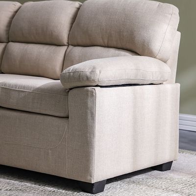 Geo  3 + 2 + 1  Fabric Sofa Set – Beige