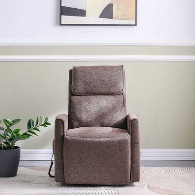 Lathem 1 Seater Fabric Accent Chair w/ Lift + Tilt - Brown