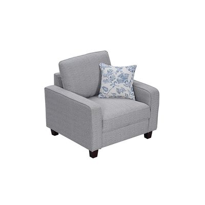 Anders  3+2+1 Seater Fabric Sofa Set - Light Blue