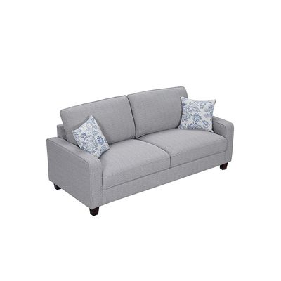 Anders 3 Seater Fabric Sofa -  Light Blue