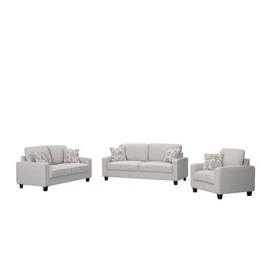 Anders  3+2+1 Seater Fabric Sofa Set - Beige