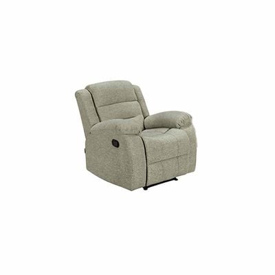Tucker 1-Seater Fabric Recliner - Green - With 2-Year Warranty