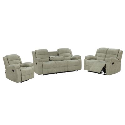 Tucker 1 Seater Fabric Recliner  - Green